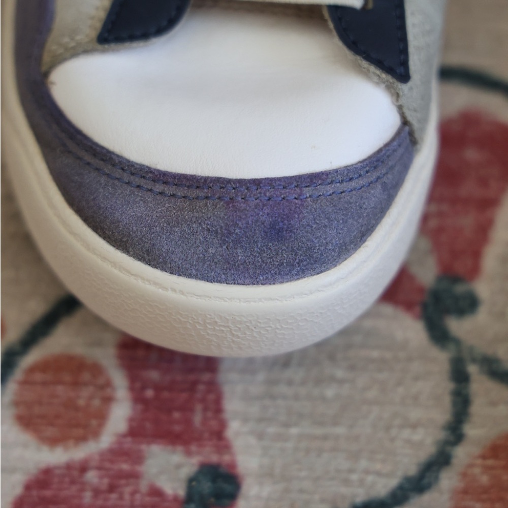 Nike Blazer Mid Youth Sneakers Size 2.5Y – Retro Colorblock Orange Navy – Clean - Picture 5 of 8